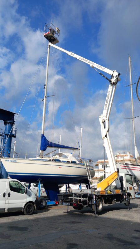 Cambian bombeta superior mastil